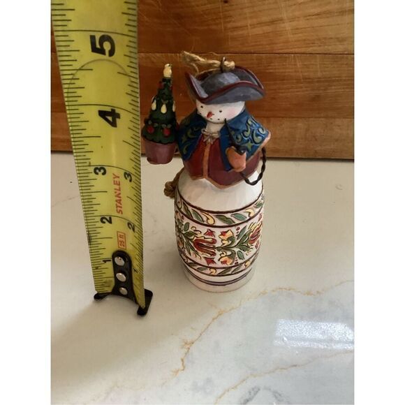 Jim Shore Williamsburg New World Snowman Ornament 2011 Heartwood Creek - Picture 6 of 7
